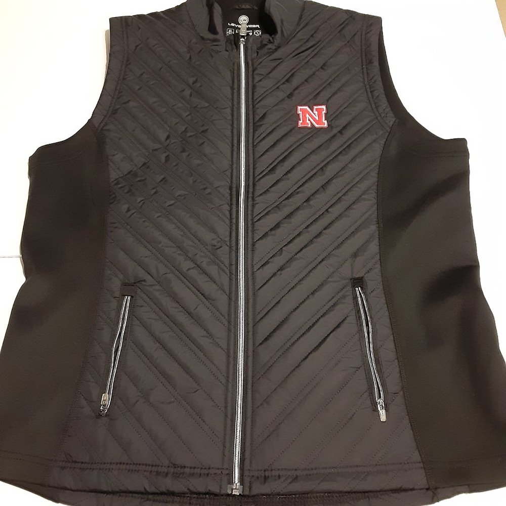 Levelwear Women's Quilted Nebraska Cornhuskers Vest Size XL